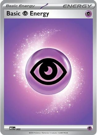 Basic Psychic Energy 005  MEE Mega Evolution Energies - Common