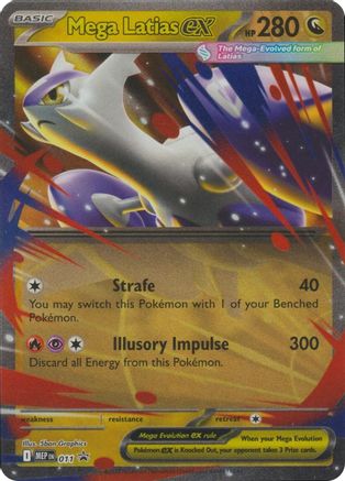 Mega Latias ex 011  - Holofoil ME Mega Evolution Promo - Promo