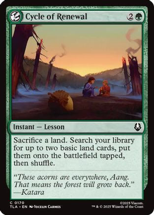 Cycle of Renewal (TLA-170) - Avatar: The Last Airbender Foil