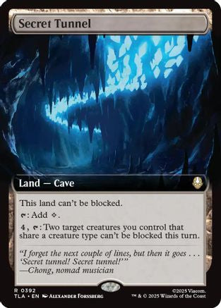 Secret Tunnel (Extended Art) (TLA-392) - Avatar: The Last Airbender