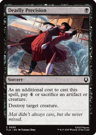 Deadly Precision (TLA-095) - Avatar: The Last Airbender Foil