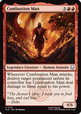Combustion Man (TLA-127) - Avatar: The Last Airbender