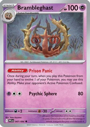 Brambleghast 047/094  ME02 Phantasmal Flames - Uncommon