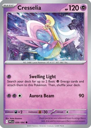 Cresselia 039/094  ME02 Phantasmal Flames - Uncommon