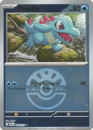 Totodile (Friend Ball) 041  - Reverse Holofoil ME Ascended Heroes - Common