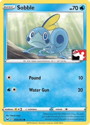 Sobble (Library Exclusive) 055  - Reverse Holofoil Miscellaneous Cards & Products - Common