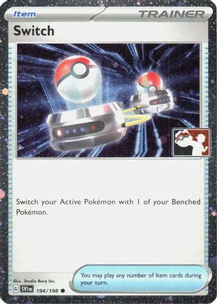 Switch 194/198  - Holofoil Prize Pack Series Cards - Common