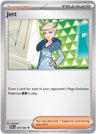 Jett 079  - Reverse Holofoil ME05 Pitch Black - Uncommon