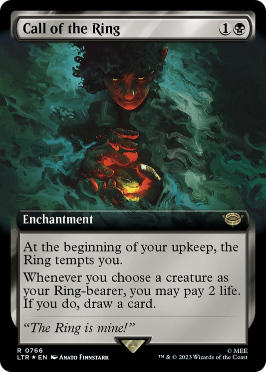 Call of the Ring (Extended Art) (Surge Foil) (LTR-766) - The Lord of the Rings: Tales of Middle-earth: (Extended Art) Foil