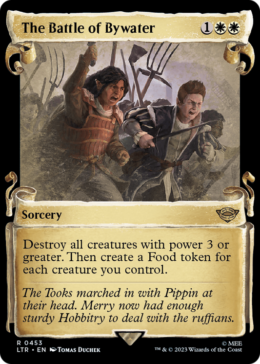The Battle of Bywater (Showcase Scrolls) (LTR-453) - The Lord of the Rings: Tales of Middle-earth: (Showcase)