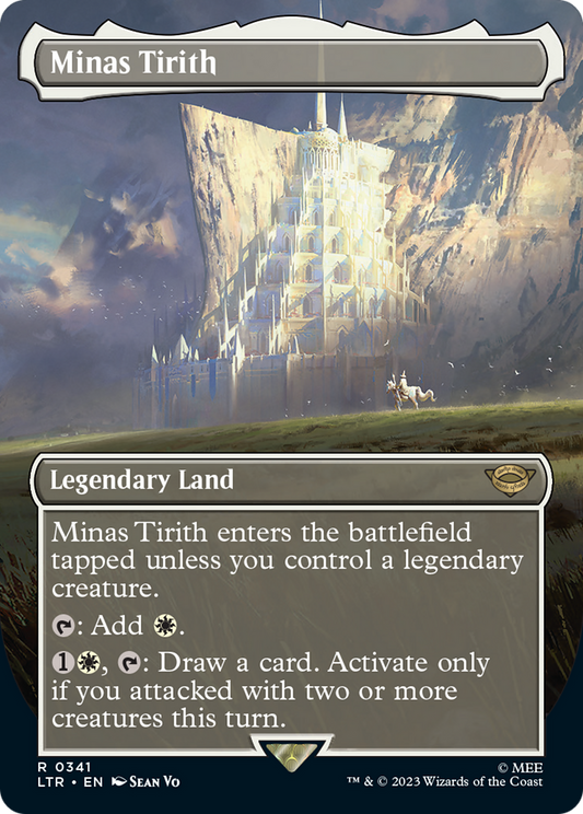 Minas Tirith (0341) (Borderless) (LTR-341) - The Lord of the Rings: Tales of Middle-earth