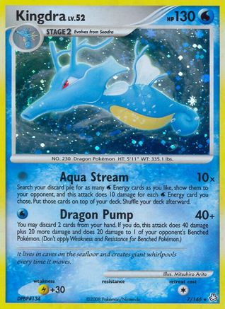 Kingdra 007  - Holofoil Legends Awakened - Holo Rare