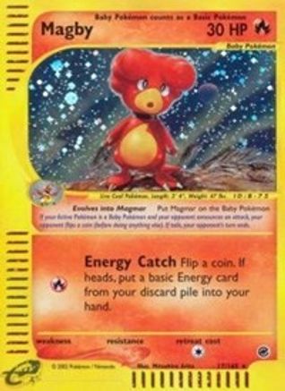 Magby (17) 017  - Reverse Holofoil Expedition - Holo Rare