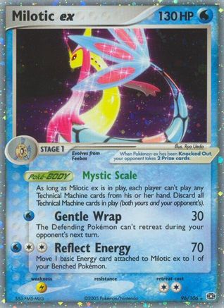 Milotic ex 096  Emerald - Ultra Rare