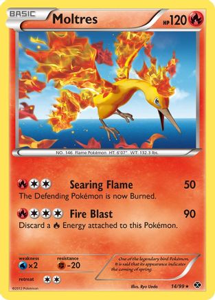 Moltres 014/99  - Reverse Holofoil Next Destinies - Holo Rare