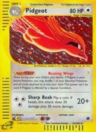 Pidgeot (23) 023  - Holofoil Expedition - Holo Rare