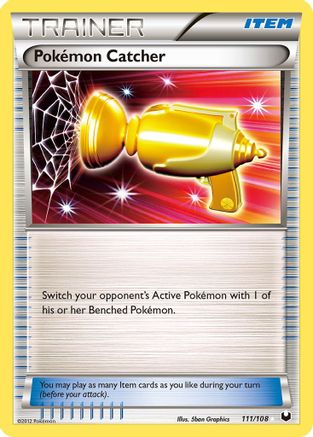Pokemon Catcher (Gold) 111  - Holofoil Dark Explorers - Secret Rare