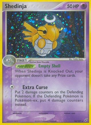 Shedinja 014  - Holofoil Deoxys - Holo Rare