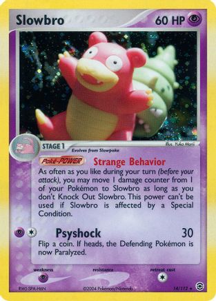 Slowbro 014  FireRed & LeafGreen - Holo Rare