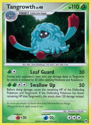 Tangrowth 010  - Reverse Holofoil Arceus - Holo Rare