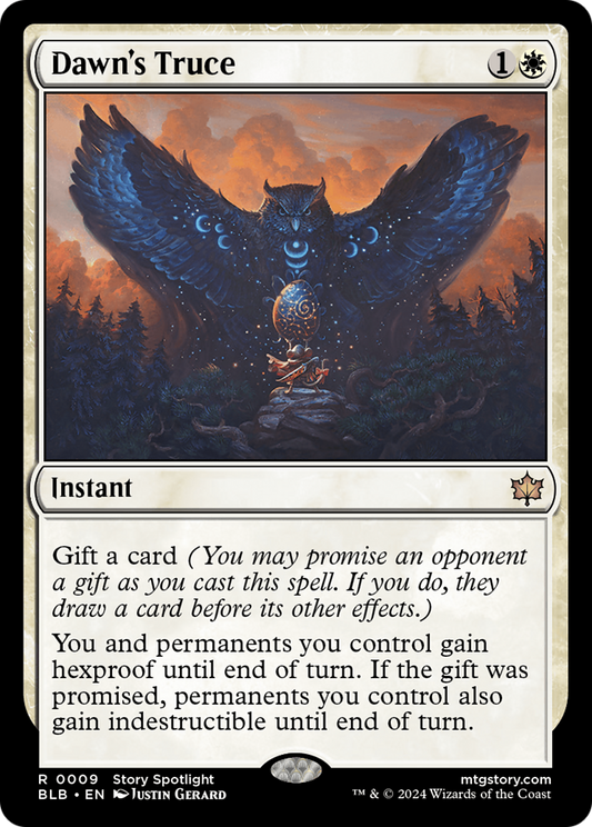 Dawn's Truce (BLB-009) - Bloomburrow Foil