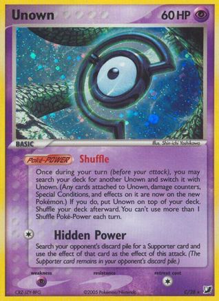Unown (C) 00C  - Holofoil Unseen Forces - Holo Rare