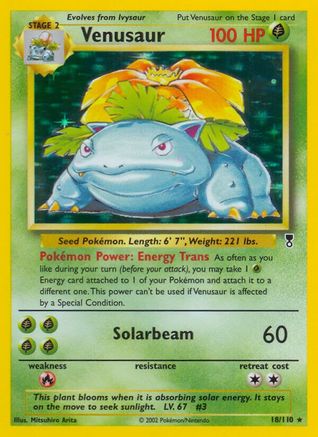 Venusaur 018  - Holofoil Legendary Collection - Holo Rare