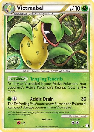 Victreebel 012  - Reverse Holofoil Triumphant - Holo Rare