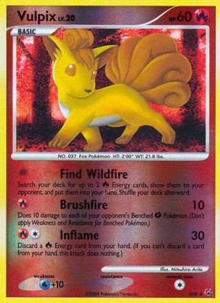 Vulpix (Shiny) SH6  - Reverse Holofoil Platinum - Shiny Holo Rare