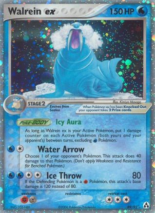 Walrein ex 089  - Holofoil Legend Maker - Ultra Rare