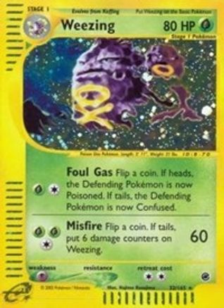 Weezing (32) 032  - Holofoil Expedition - Holo Rare