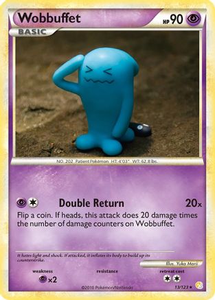 Wobbuffet 013  - Reverse Holofoil HeartGold SoulSilver - Holo Rare