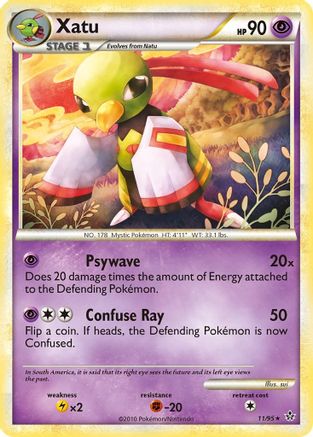 Xatu 011  - Reverse Holofoil Unleashed - Holo Rare