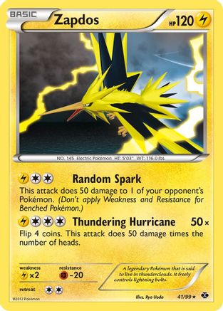 Zapdos 041/99  - Holofoil Next Destinies - Holo Rare