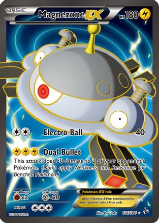 Magnezone EX (101 Full Art) 101  - Holofoil XY  Flashfire - Ultra Rare