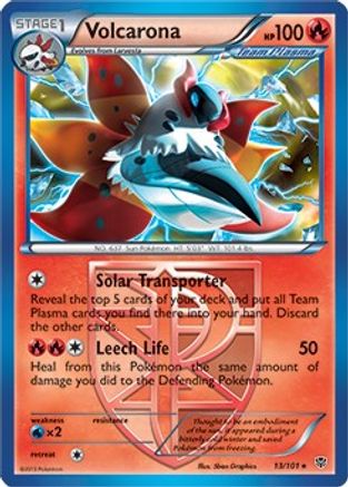 Volcarona 013/101  - Holofoil Deck Exclusives - Holo Rare