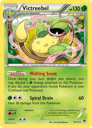 Victreebel 003/111  - Holofoil XY  Furious Fists - Holo Rare