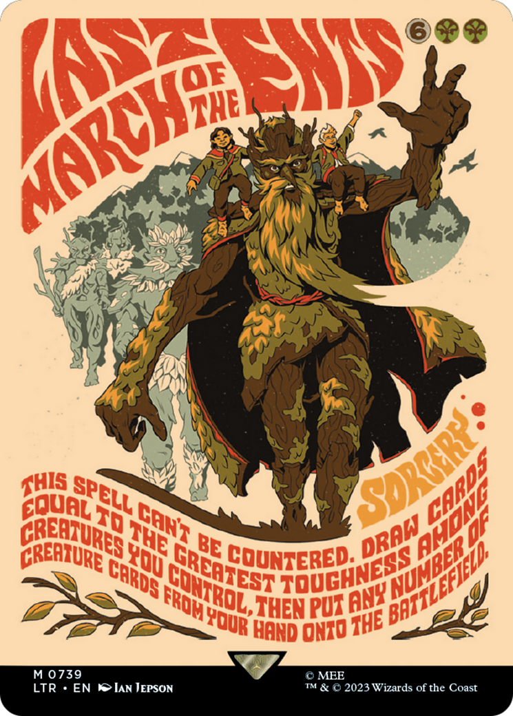 Last March of the Ents (Borderless Poster) (LTR-739) - The Lord of the Rings: Tales of Middle-earth Foil