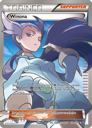 Winona (108 Full Art) 108/108  - Holofoil XY  Roaring Skies - Ultra Rare