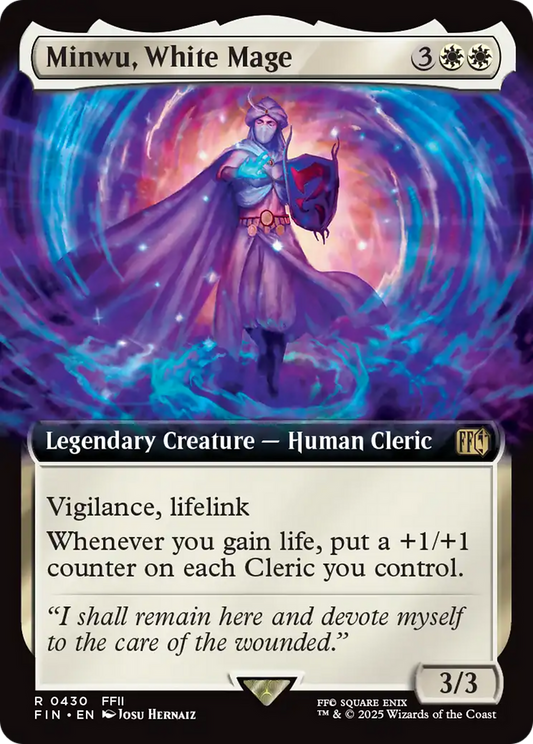Minwu, White Mage (Extended Art) (FIN-430) - FINAL FANTASY: (Extended Art)