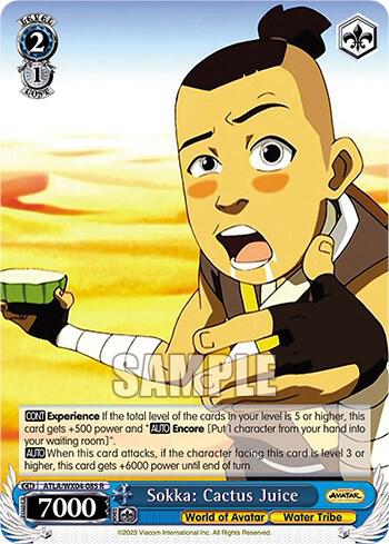 Sokka: Cactus Juice