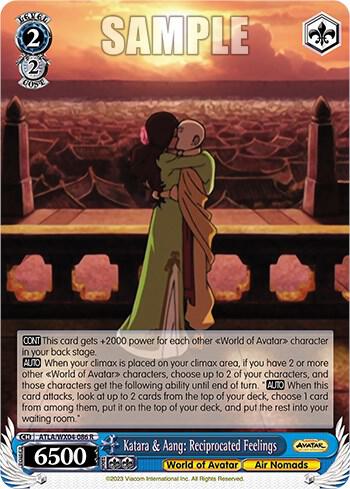 Katara & Aang: Reciprocated Feelings