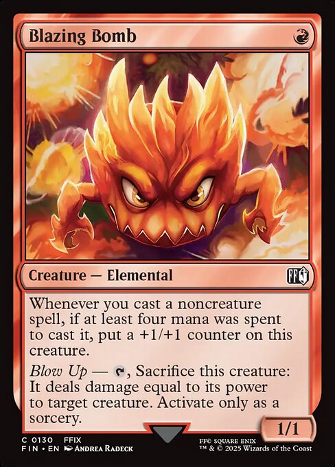 Blazing Bomb (FIN-130) - FINAL FANTASY