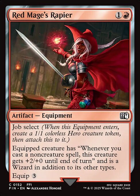 Red Mage's Rapier (FIN-152) - FINAL FANTASY