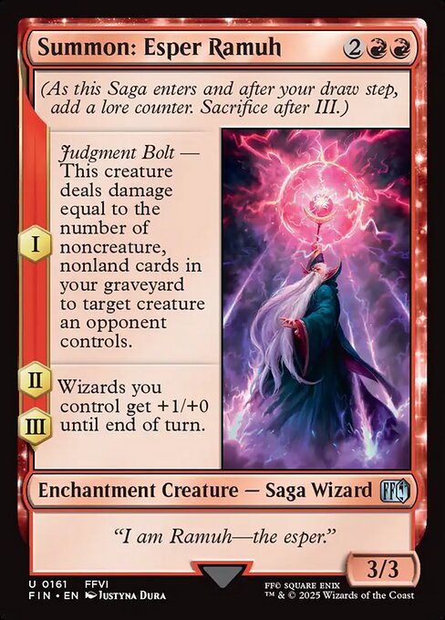 Summon: Esper Ramuh (FIN-161) - FINAL FANTASY
