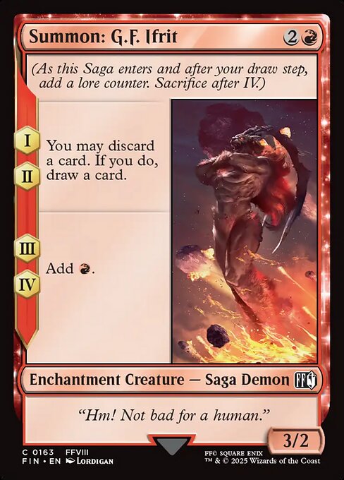 Summon: G.F. Ifrit (FIN-163) - FINAL FANTASY