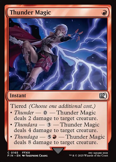 Thunder Magic (FIN-165) - FINAL FANTASY