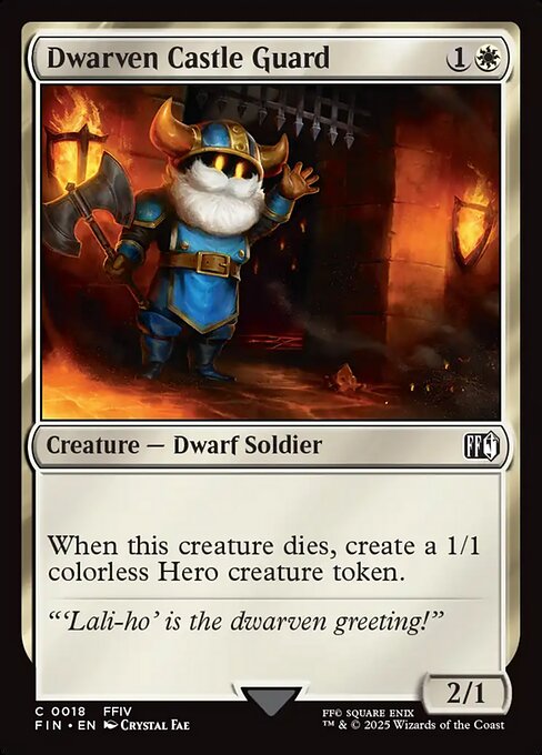 Dwarven Castle Guard (FIN-18) - FINAL FANTASY