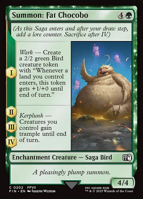 Summon: Fat Chocobo (FIN-202) - FINAL FANTASY