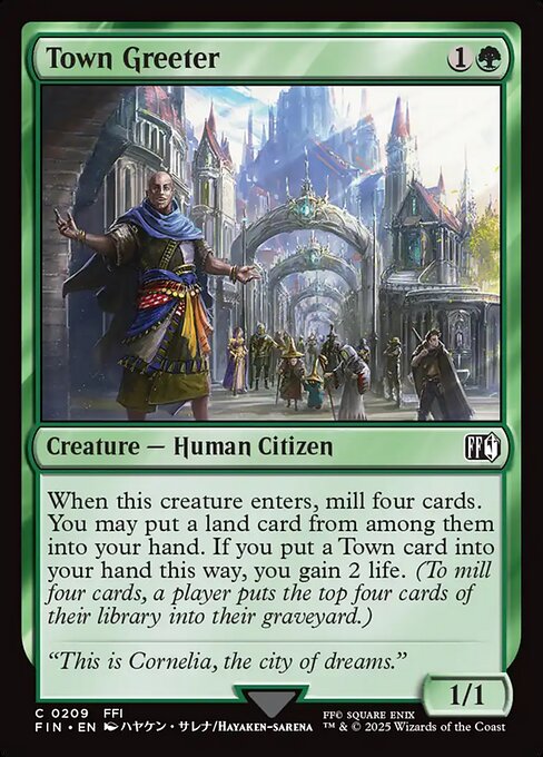 Town Greeter (FIN-209) - FINAL FANTASY